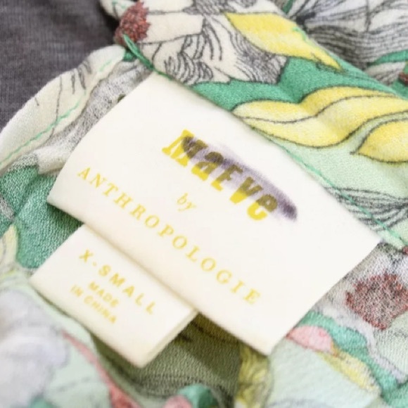 Maeve Gramercy Floral Flutter Sleeve Top - Picture 6 of 9